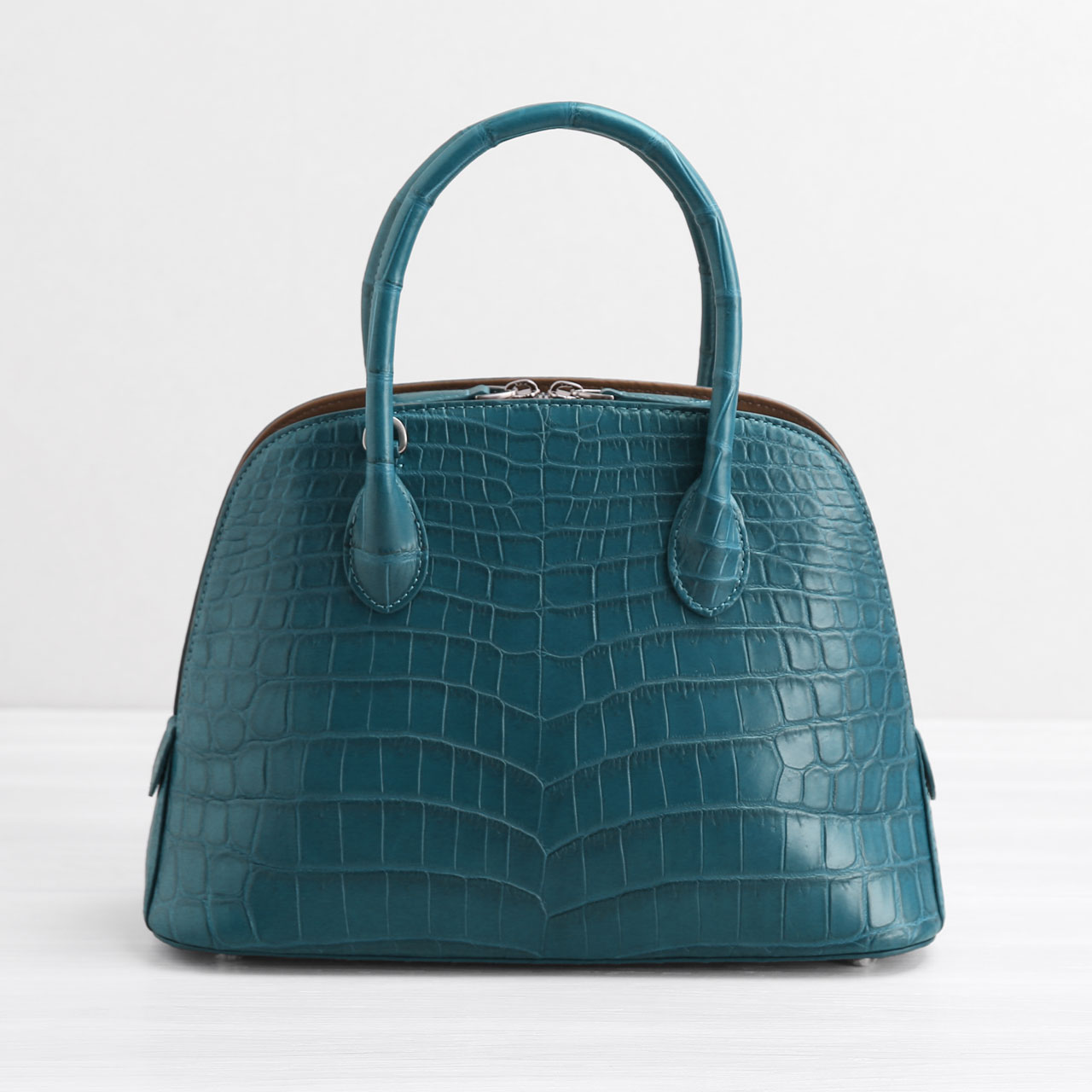 sankyo shokai（三京商会） クロコダイル ハンドバッグ レディース