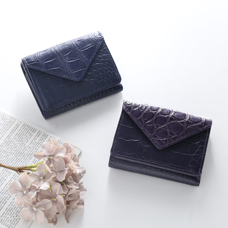 sankyo shokai（三京商会） 牛革 マット コンパクト 財布 本革 
