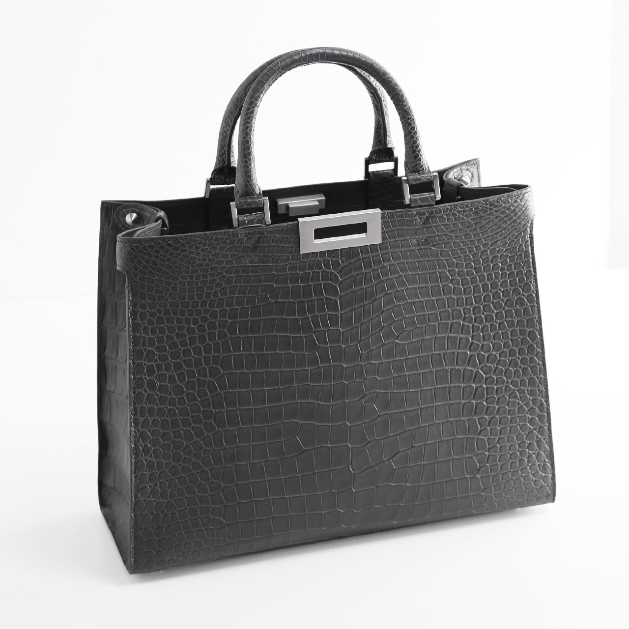 sankyo shokai（三京商会） スモール クロコダイル トートバッグ
