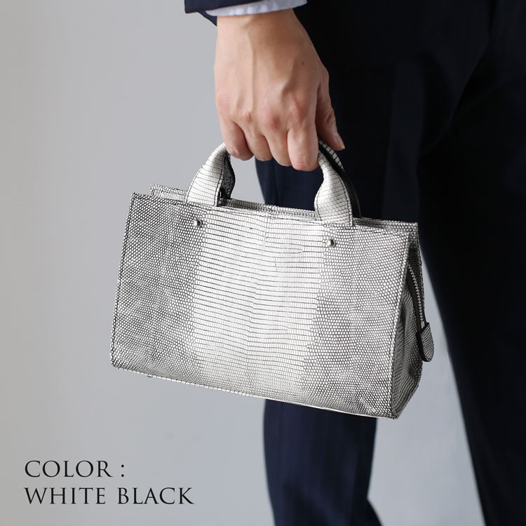 sankyo shokai（三京商会） リザード 2wayバッグ ハンドバッグ