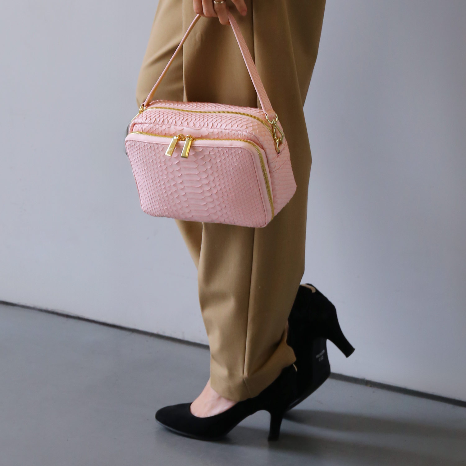 sankyo shokai（三京商会） パイソン ショルダーバッグ ［3種類の