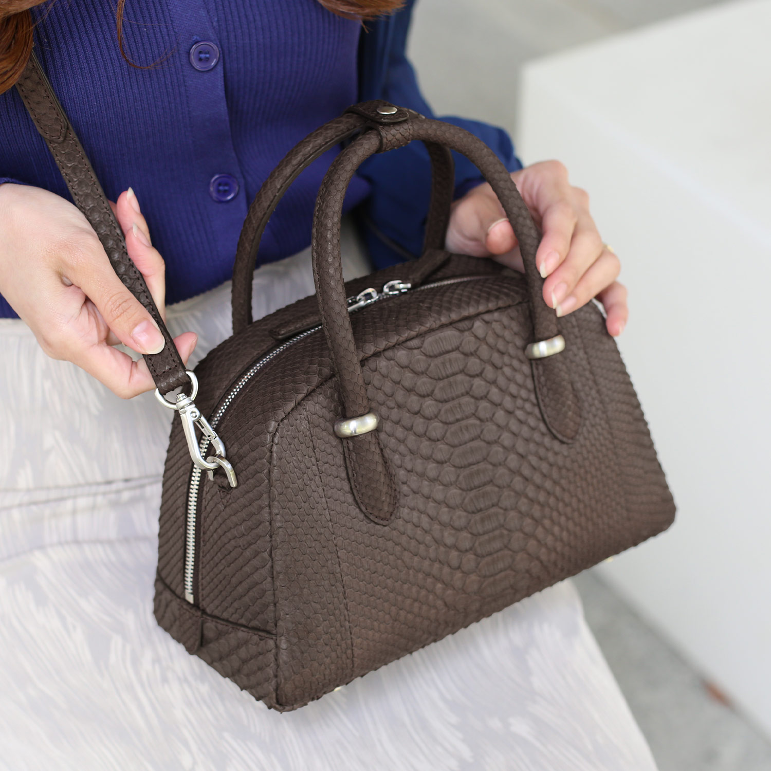 sankyo shokai（三京商会） ダイヤモンド パイソン メンズ 2WAY