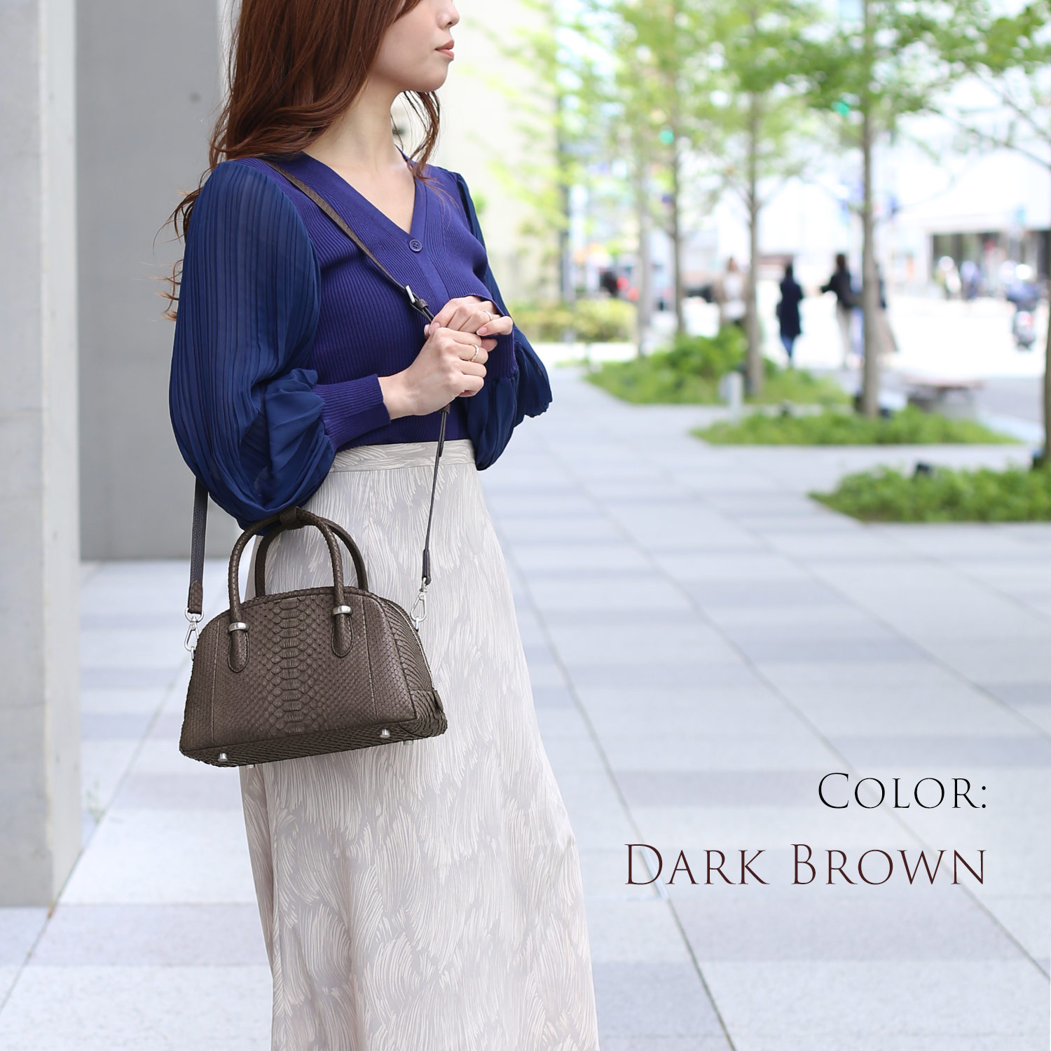 sankyo shokai（三京商会） ダイヤモンド パイソン ハンドバッグ