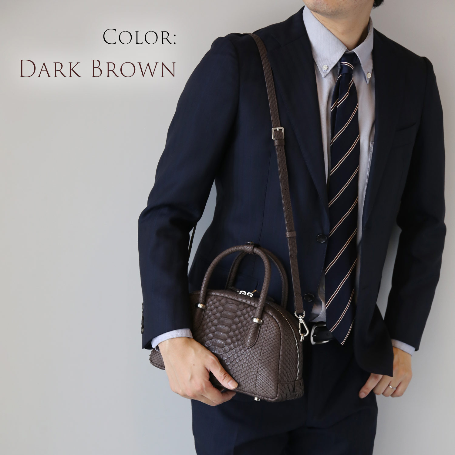 sankyo shokai（三京商会） ダイヤモンド パイソン メンズ 2WAY