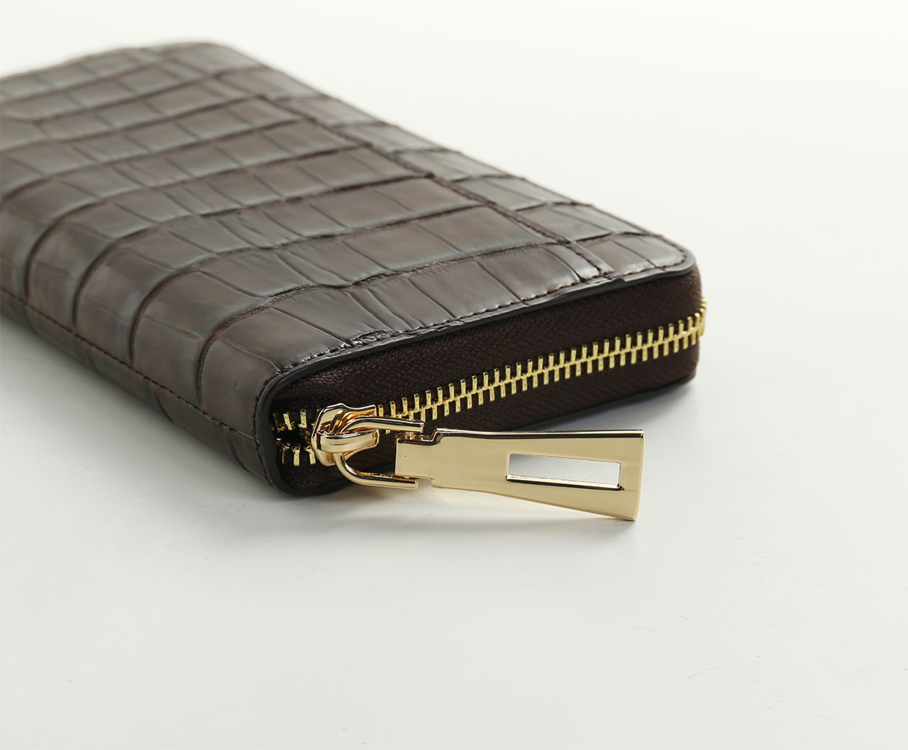 sankyo shokai（三京商会） クロコダイル 長財布 メンズ マット加工