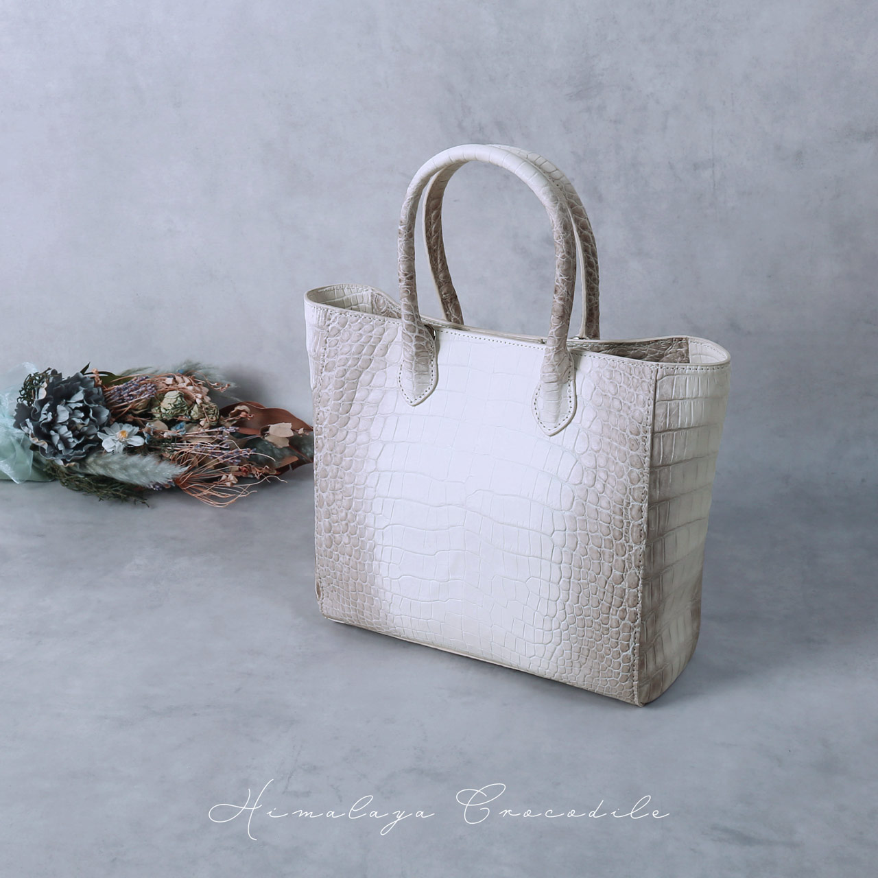sankyo shokai（三京商会） ヒマラヤ クロコダイル ハンドバッグ 2way