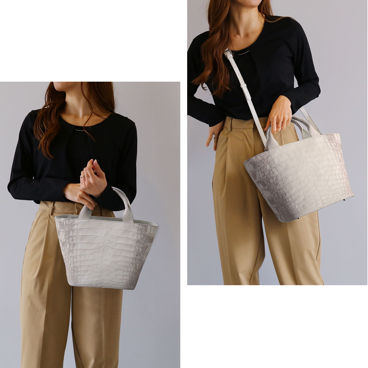 sankyo shokai（三京商会） ヒマラヤ クロコダイル トートバッグ