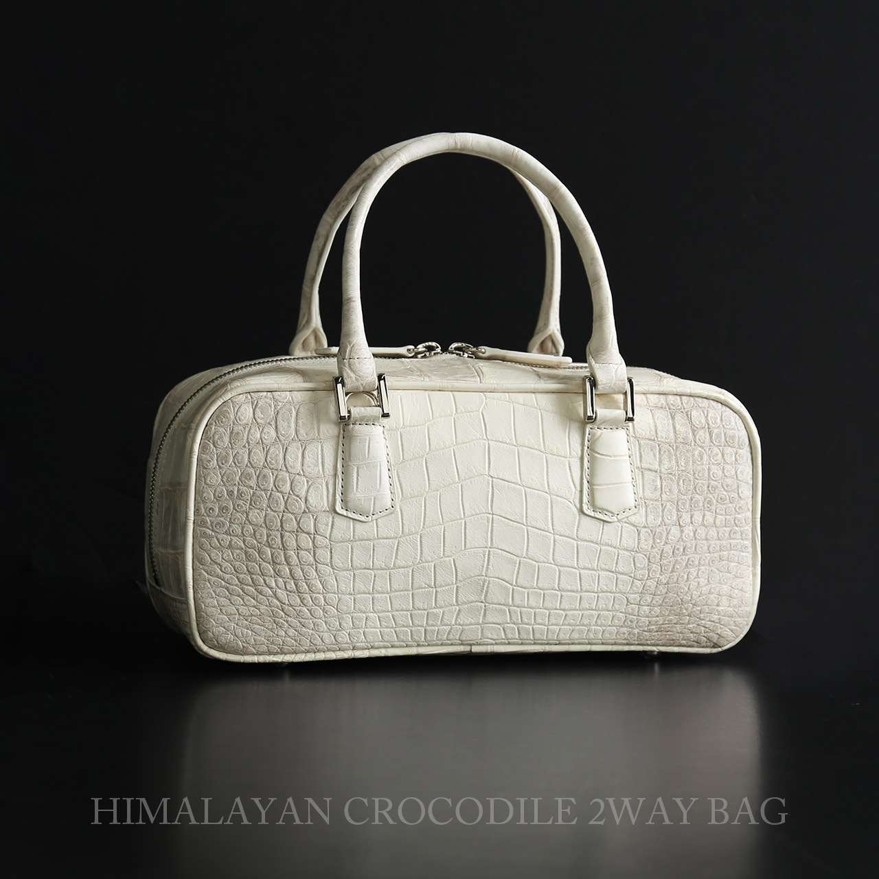 sankyo shokai（三京商会） ヒマラヤクロコダイル ミニボストンバッグ