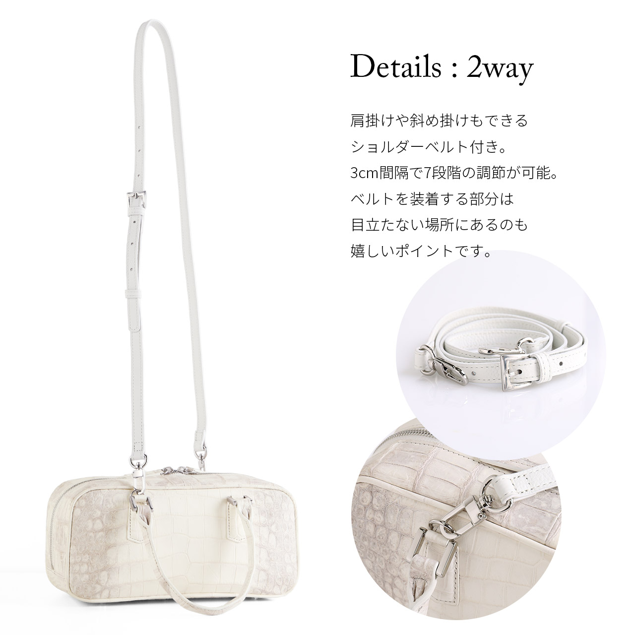 sankyo shokai（三京商会） ヒマラヤクロコダイル ミニボストンバッグ