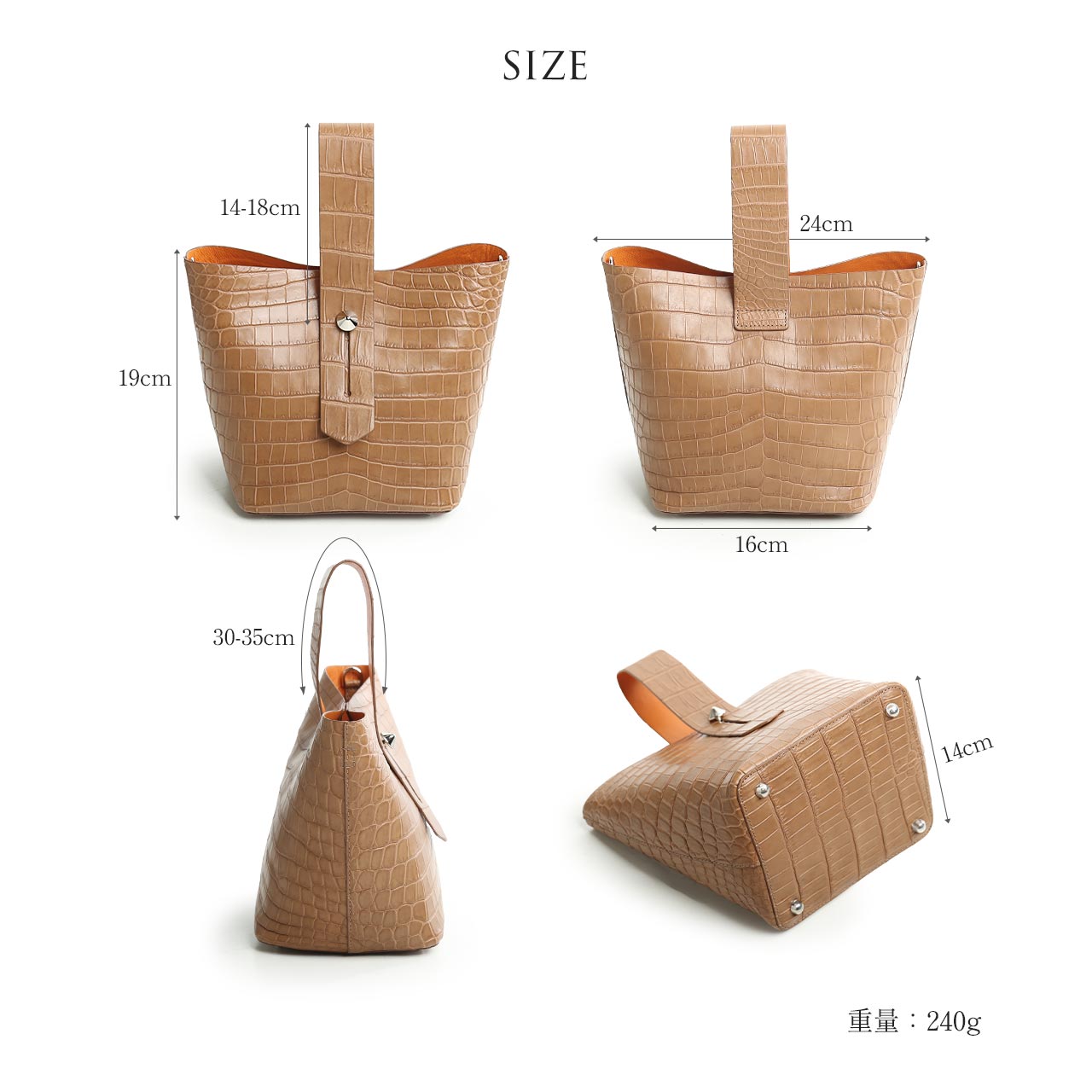 sankyo shokai（三京商会） スモールクロコダイル ポロサス