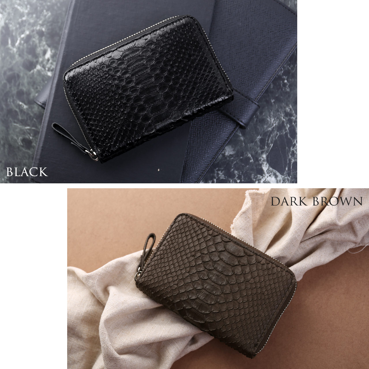 sankyo shokai（三京商会） 財布 メンズ財布 ダイヤモンドパイソン