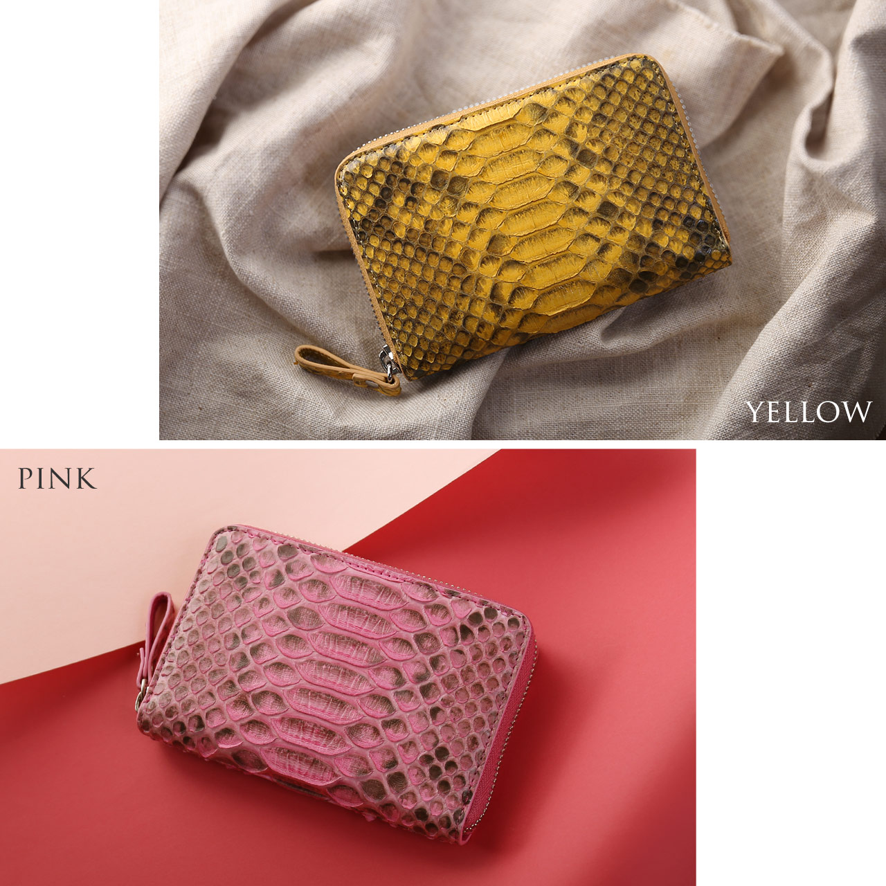 sankyo shokai（三京商会） 財布 メンズ財布 ダイヤモンドパイソン