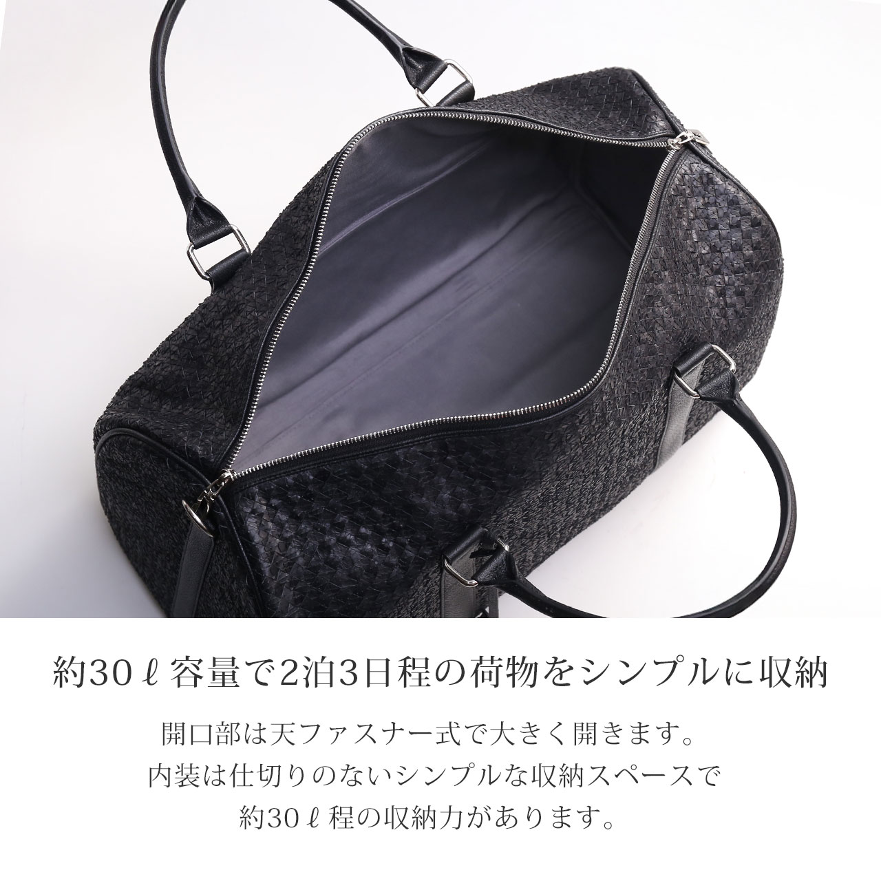 パイソン メッシュ ボストンバッグ 2way バッグ 両開ファスナー式 南京錠 ショルダーベルト 付き 特大 30L 高級感 ギフト プレゼント(06001949r)【爆買!!】の画像