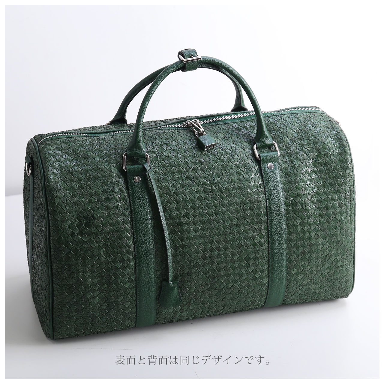 パイソン メッシュ ボストンバッグ 2way バッグ 両開ファスナー式 南京錠 ショルダーベルト 付き 特大 30L 高級感 ギフト プレゼント(06001949r)【爆買!!】の画像