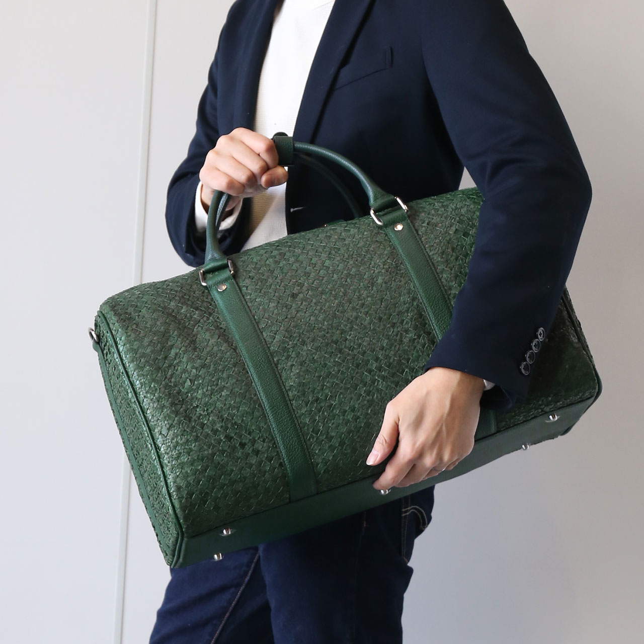 パイソン メッシュ ボストンバッグ 2way バッグ 両開ファスナー式 南京錠 ショルダーベルト 付き 特大 30L 高級感 ギフト プレゼント(06001949r)【爆買!!】の画像