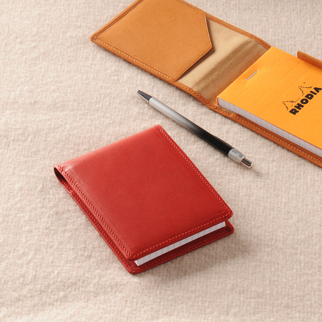 栃木レザー メモカバー Jamale No.11 ロディア カバー メモパッド カバー 縦型 日本製 牛革 RHODIA ケース［名入れ 可能］［ネコポスで送料無料］ (07000036r) | Jamale | 03