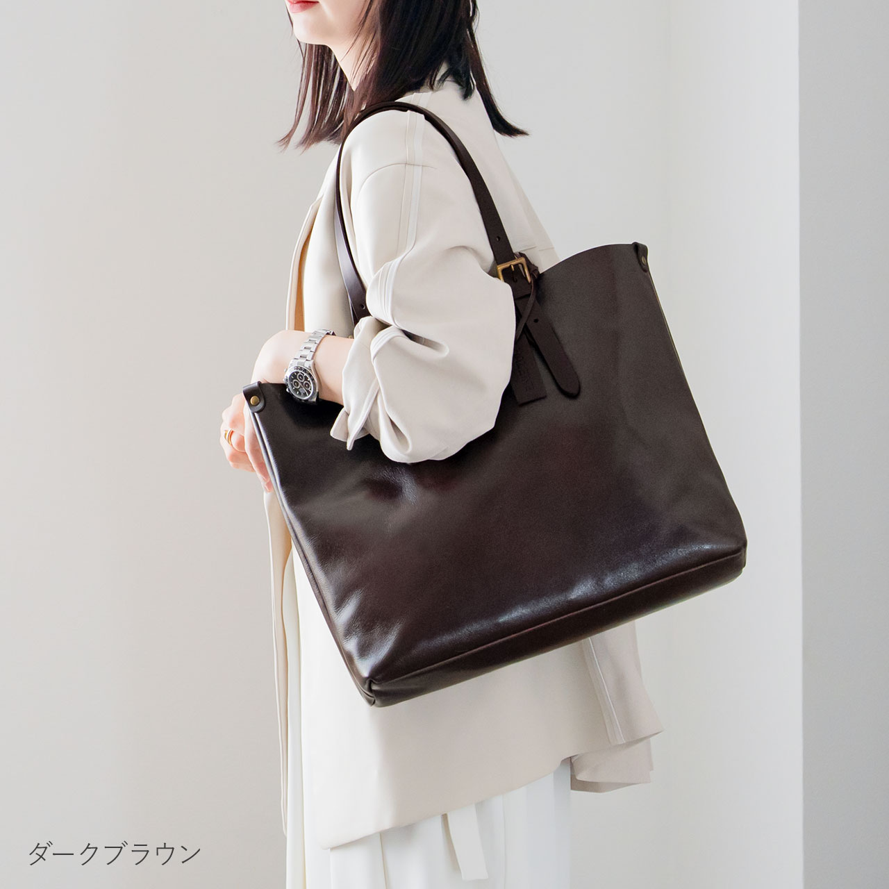 sankyo shokai トートバッグ メンズ 大きめ a4 本革 日本製 牛革