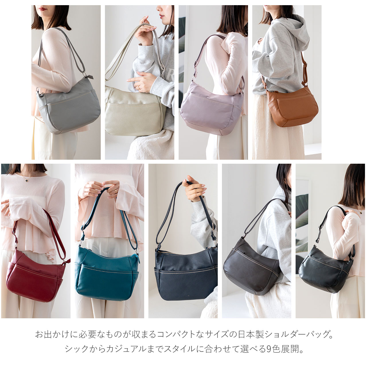 Jamale ショルダーバッグ レディース 斜めがけ 軽量 牛革 ジャマレ Jamale [Jamale] 日本製 牛革レザー ショルダーバッグ