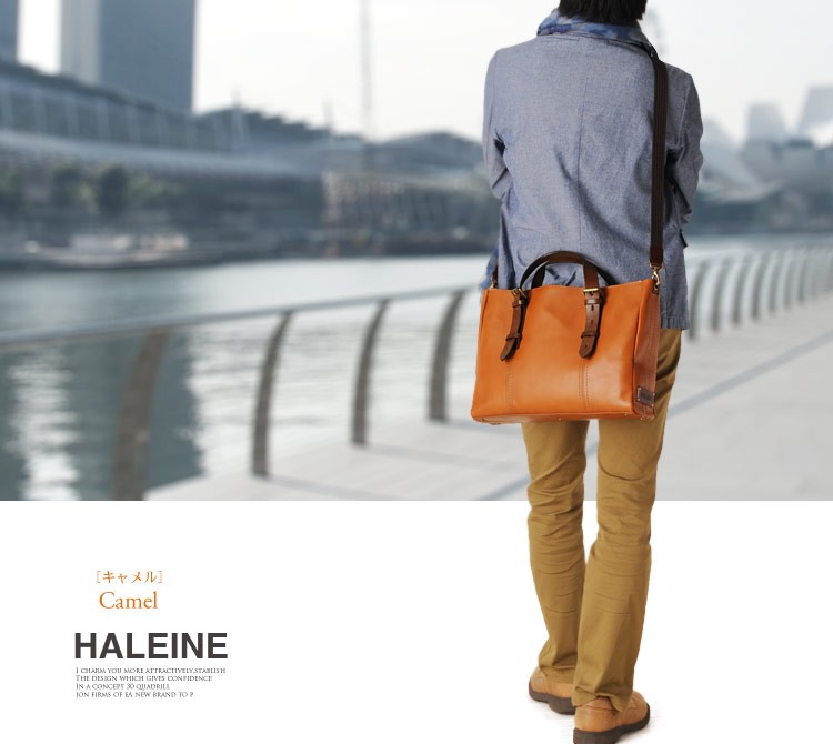 HALEINE HALEINE/アレンヌ 牛革 ビジネスバッグ 2way 日本製 HALEINE HALEINE/アレンヌ 牛革 ビジネスバッグ 2way 日本製