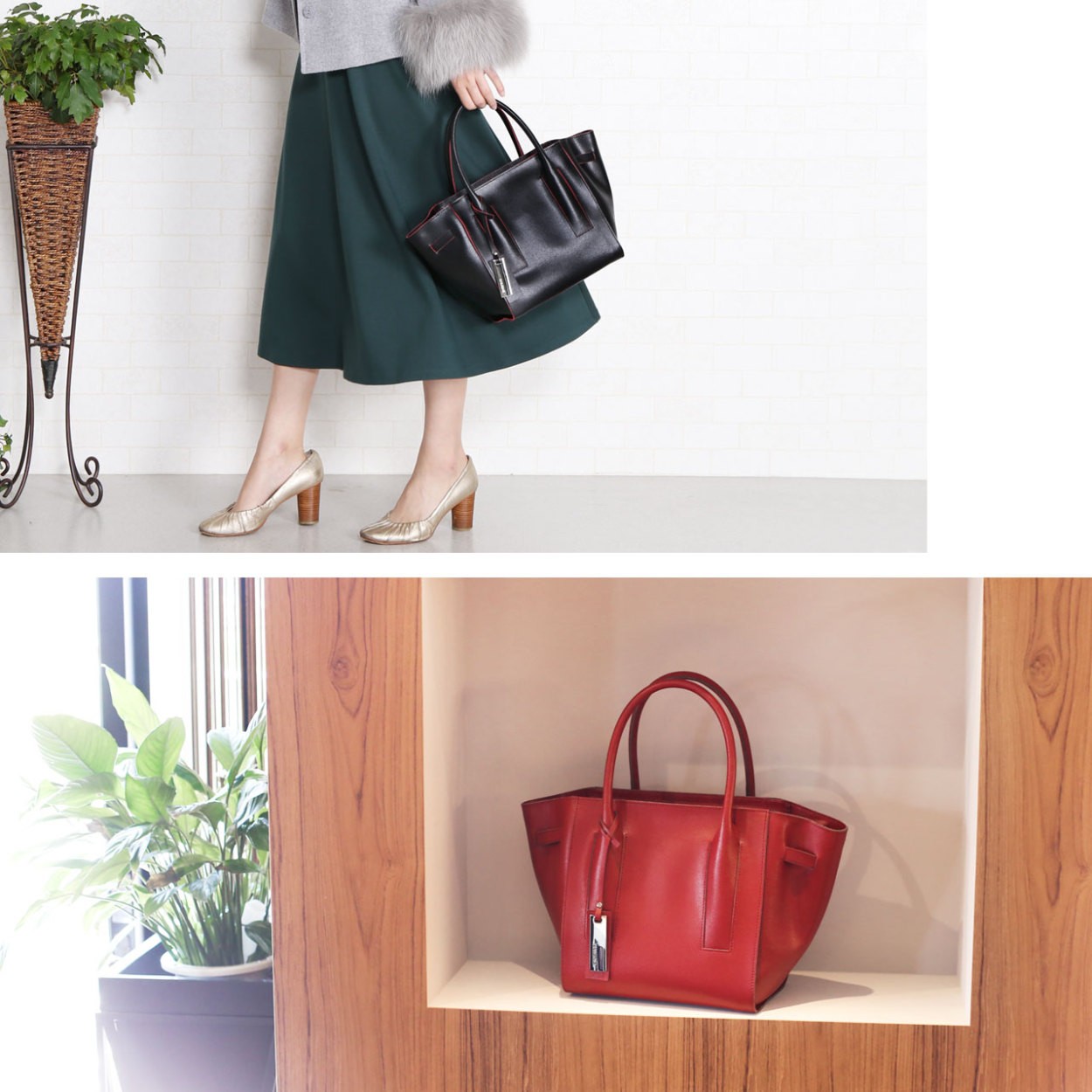 HALEINE（アレンヌ） ハンドバッグ レディース 通勤 オフィス 会社