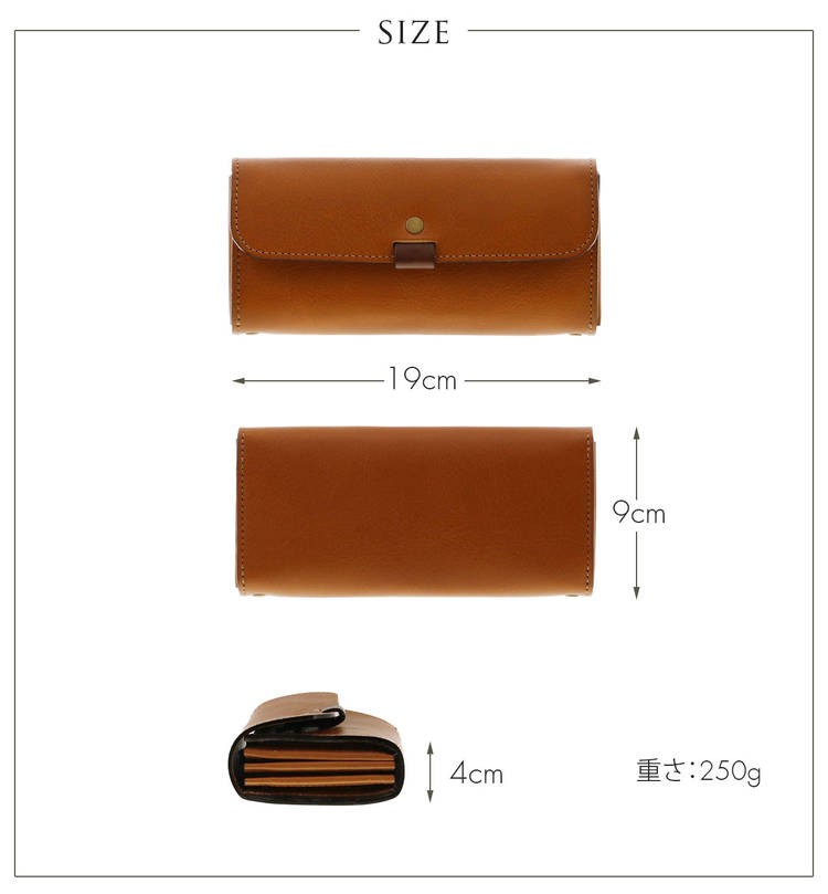 HALEINE 日本製 牛革 かぶせ 財布 メンズ 長財布 アレンヌ HALEINE [HALEINE] 日本製 本革レザー 長財布 かぶせ