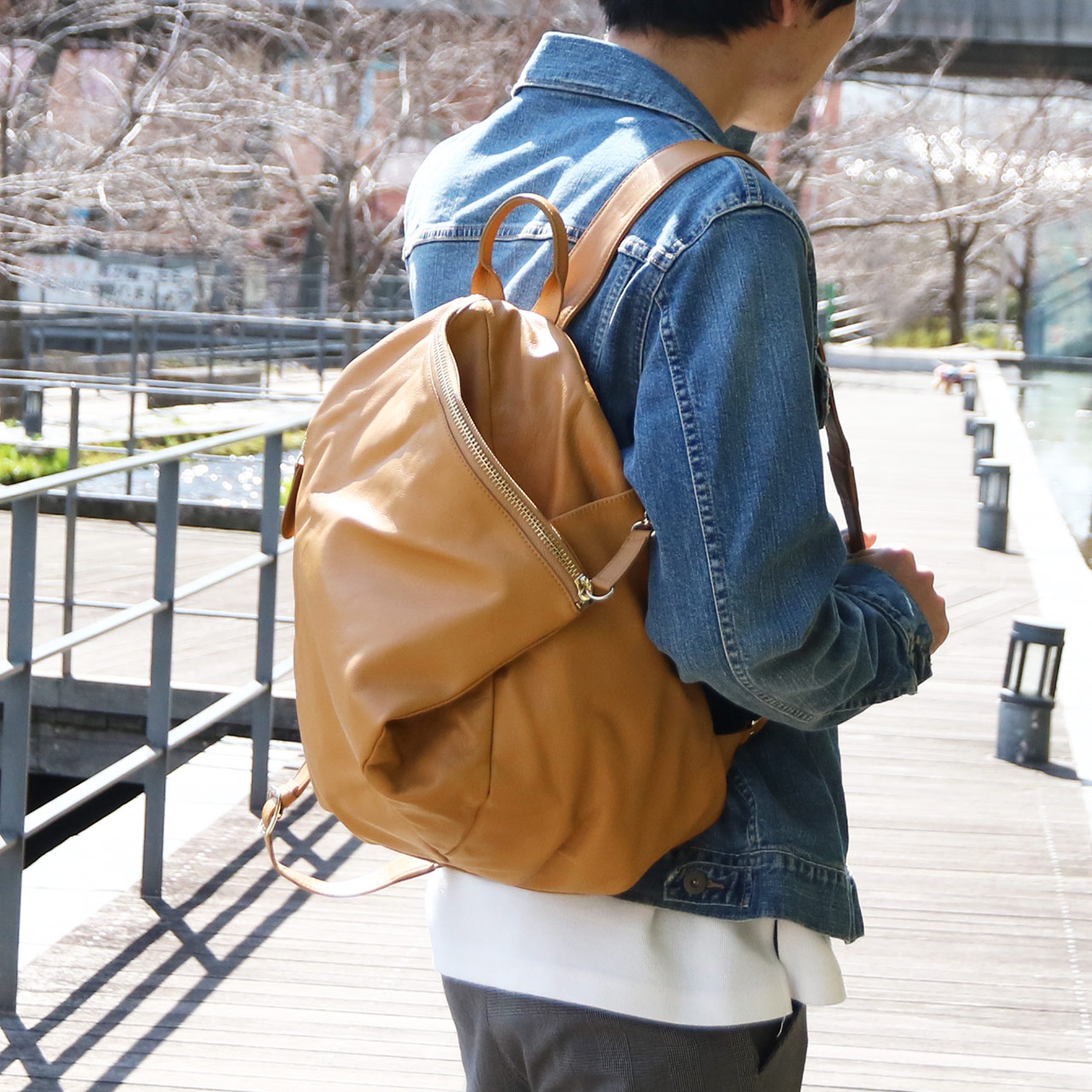 Mia Borsa（ミアボルサ） リュック メンズ おしゃれ ブランド レザー