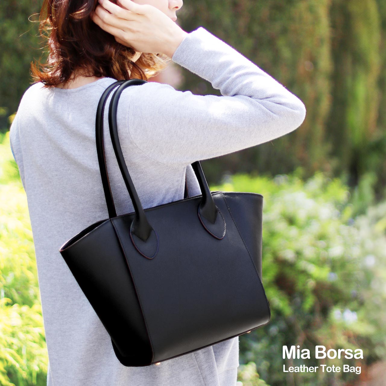 Mia Borsa トート バッグ 肩掛け 通勤 通勤バッグ レディース