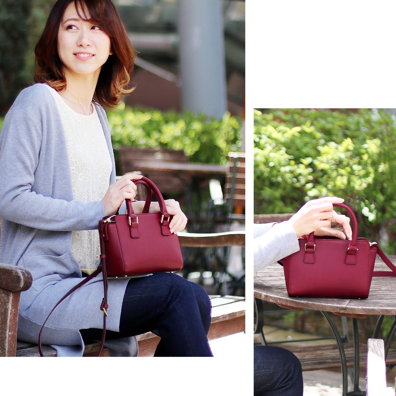 ミニバッグ レディース ミニショルダーバッグ 2WAY Mia Borsa レザー 牛床革 ギフト プレゼント 5F (07000326-1r)