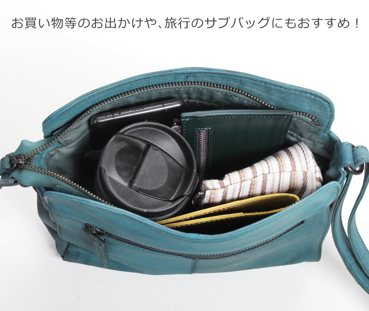 Mia Borsa（ミアボルサ） 本革 ミニショルダーバッグ レディース
