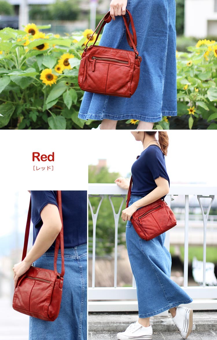 Mia Borsa（ミアボルサ） 本革 ミニショルダーバッグ レディース