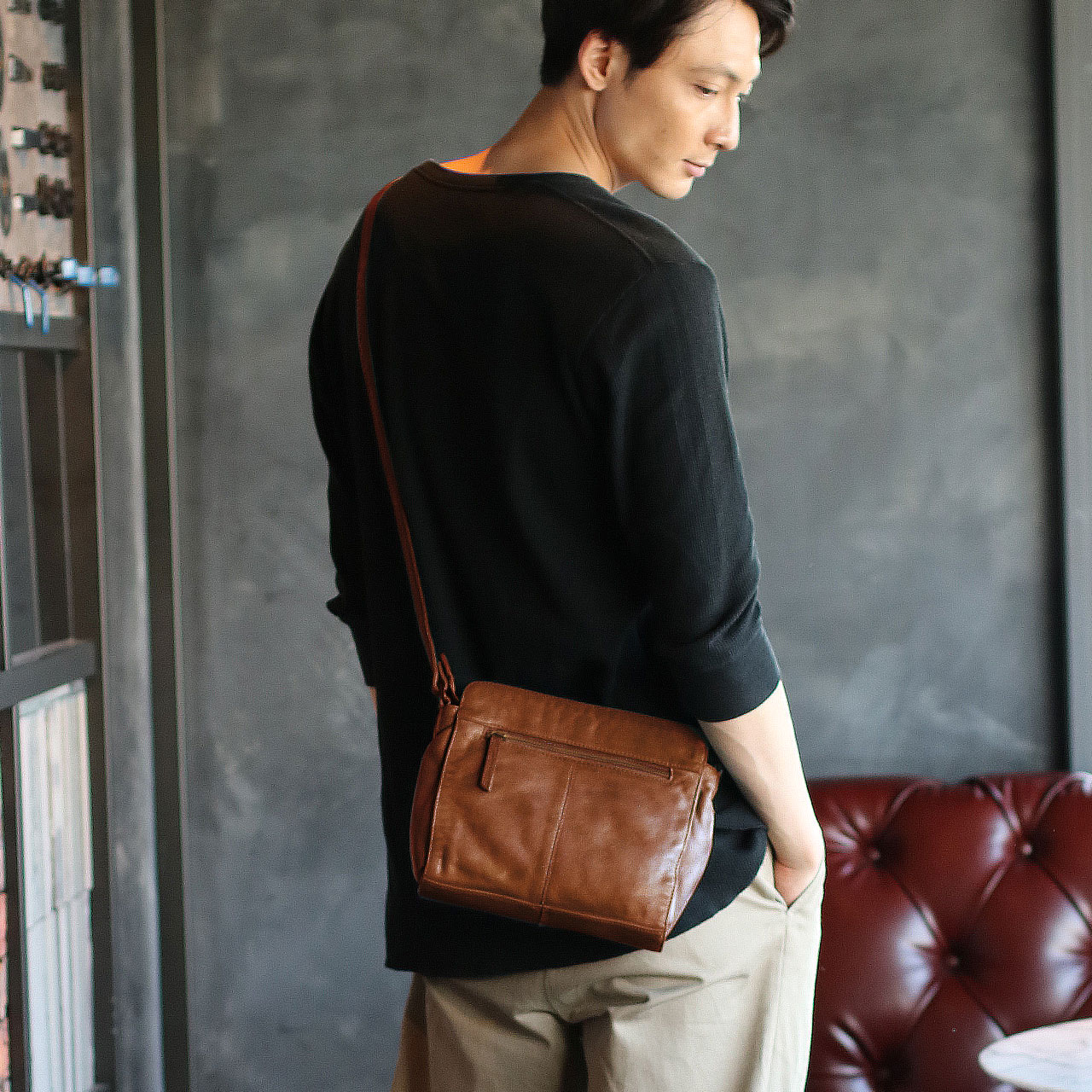 Mia Borsa（ミアボルサ） 【10％クーポン】牛革 ショルダーバッグ