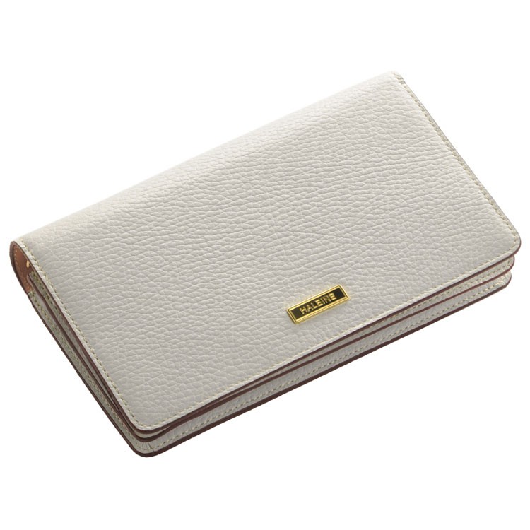 HALEINE 本革 レディース お財布 ショルダー バッグ イタリアンレザー ナチュラル シュリンクレザー(No.07000343) HALEINE（アレンヌ） 本革 レディース お財布 ショルダー バッグ