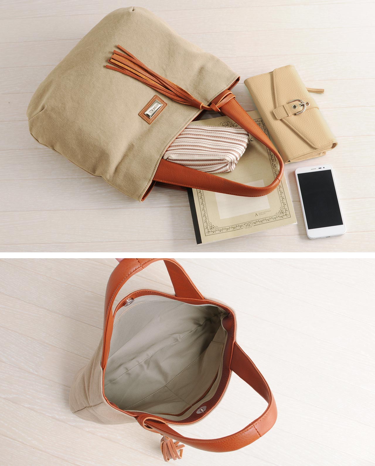 HALEINE（アレンヌ） 帆布 トートバッグ 日本製 キャンバス トート 