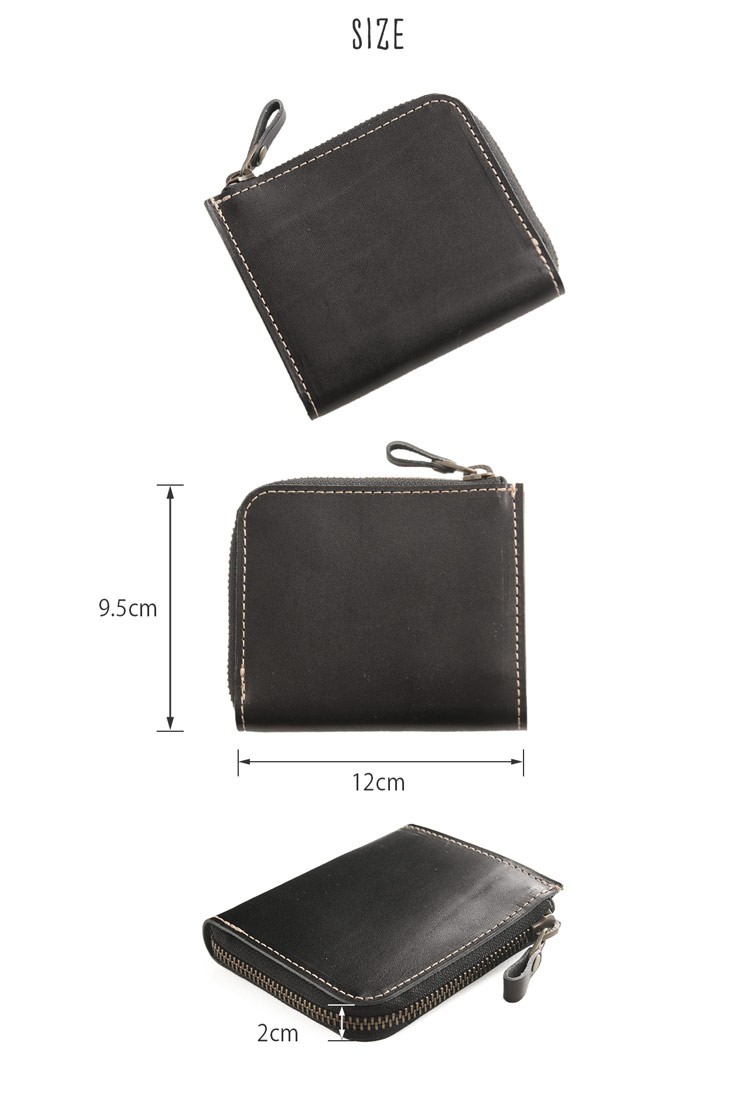 Jamale（ジャマレ） ［名入れ 可能］コンパクト 財布 牛革 日本製 L字