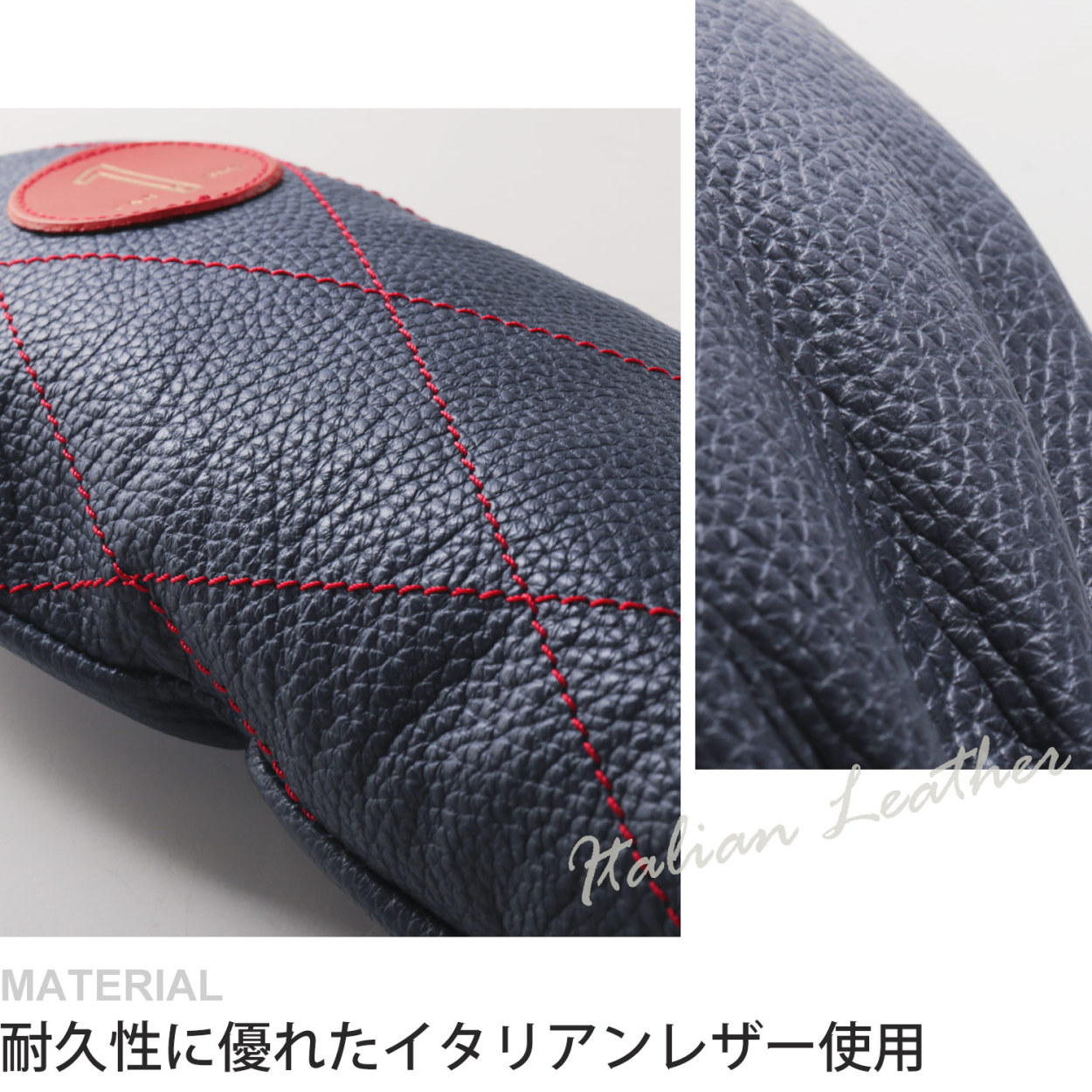 HALEINE SPORTS ゴルフ レザー ヘッドカバー ドライバー用 ブランド 