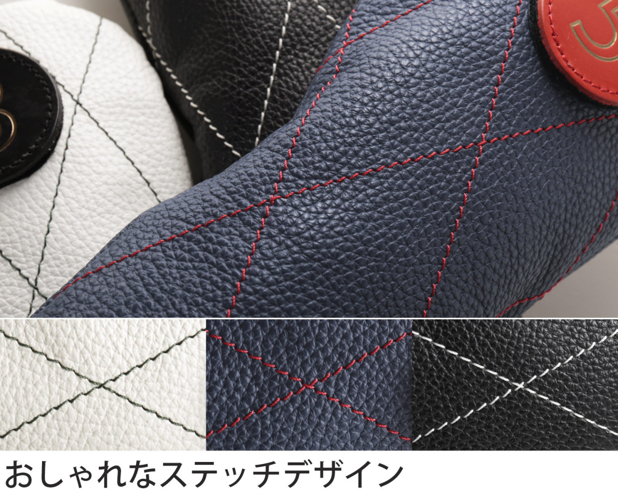 HALEINE SPORTS ゴルフ レザー ヘッドカバー フェアウェイウッド用 ブランド メンズ レディース ユニセックス  日本製(07000422r)