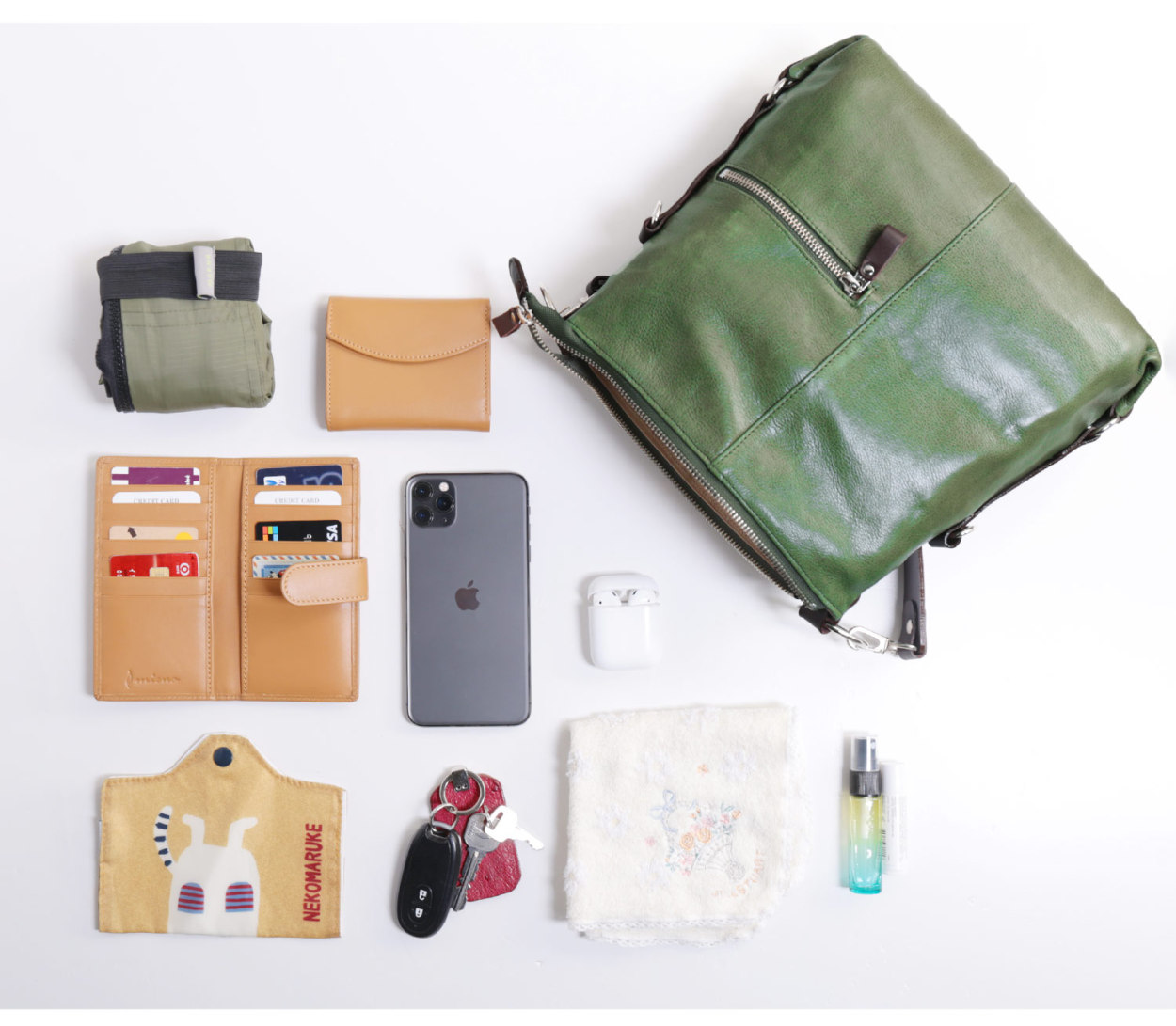 Jamale（ジャマレ） ショルダーバッグ レディース 斜めがけ 大人 革