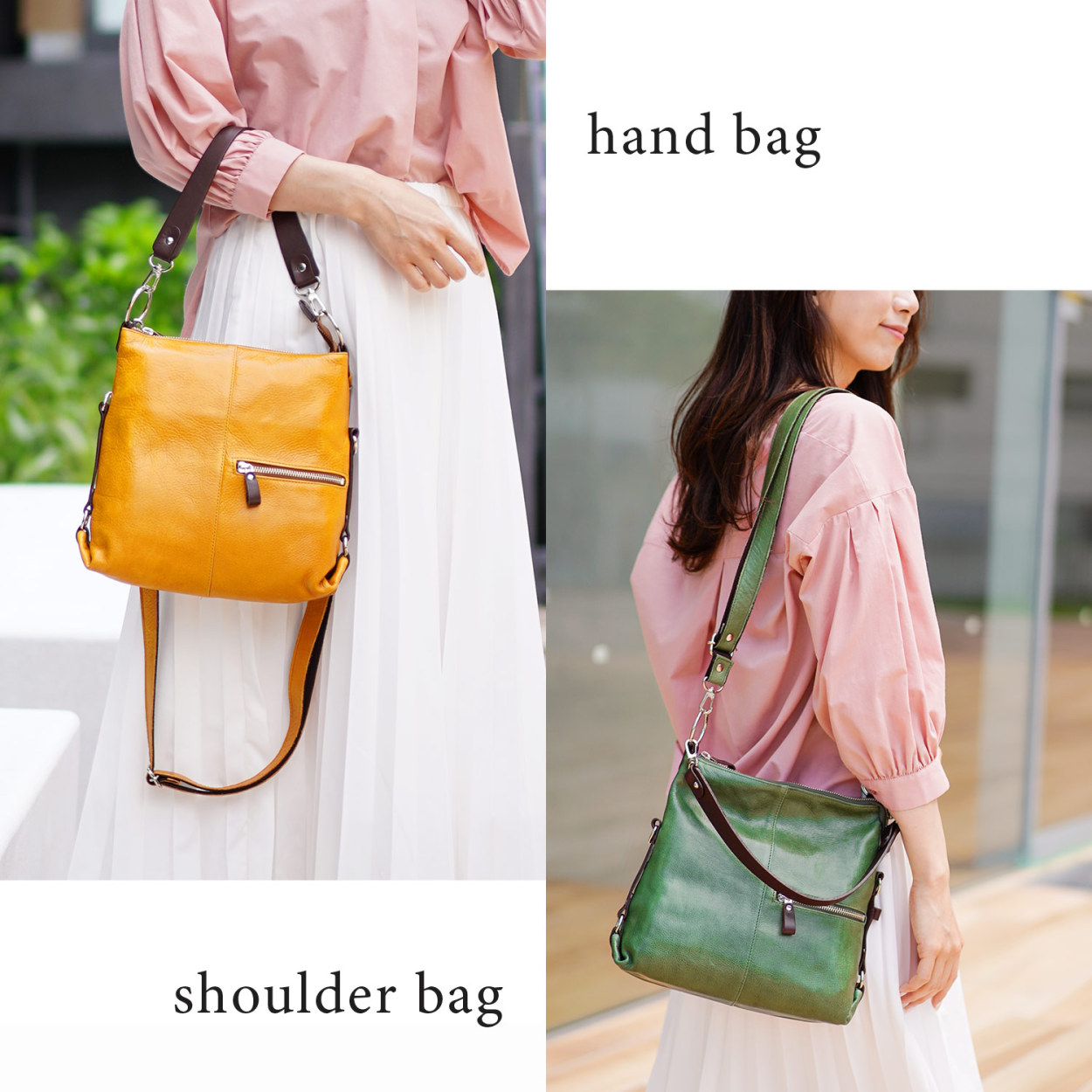 Jamale（ジャマレ） ショルダーバッグ レディース 斜めがけ 大人 革