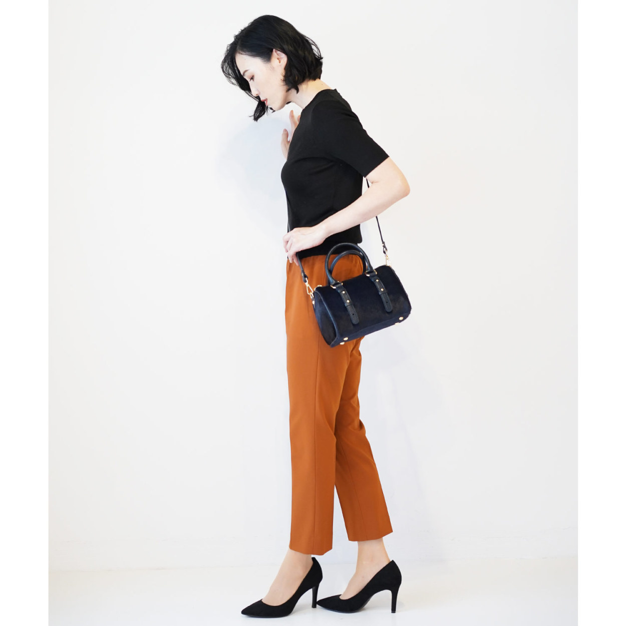 sankyo shokai [5%offクーポン]ミニバッグ ホースヘア 本革