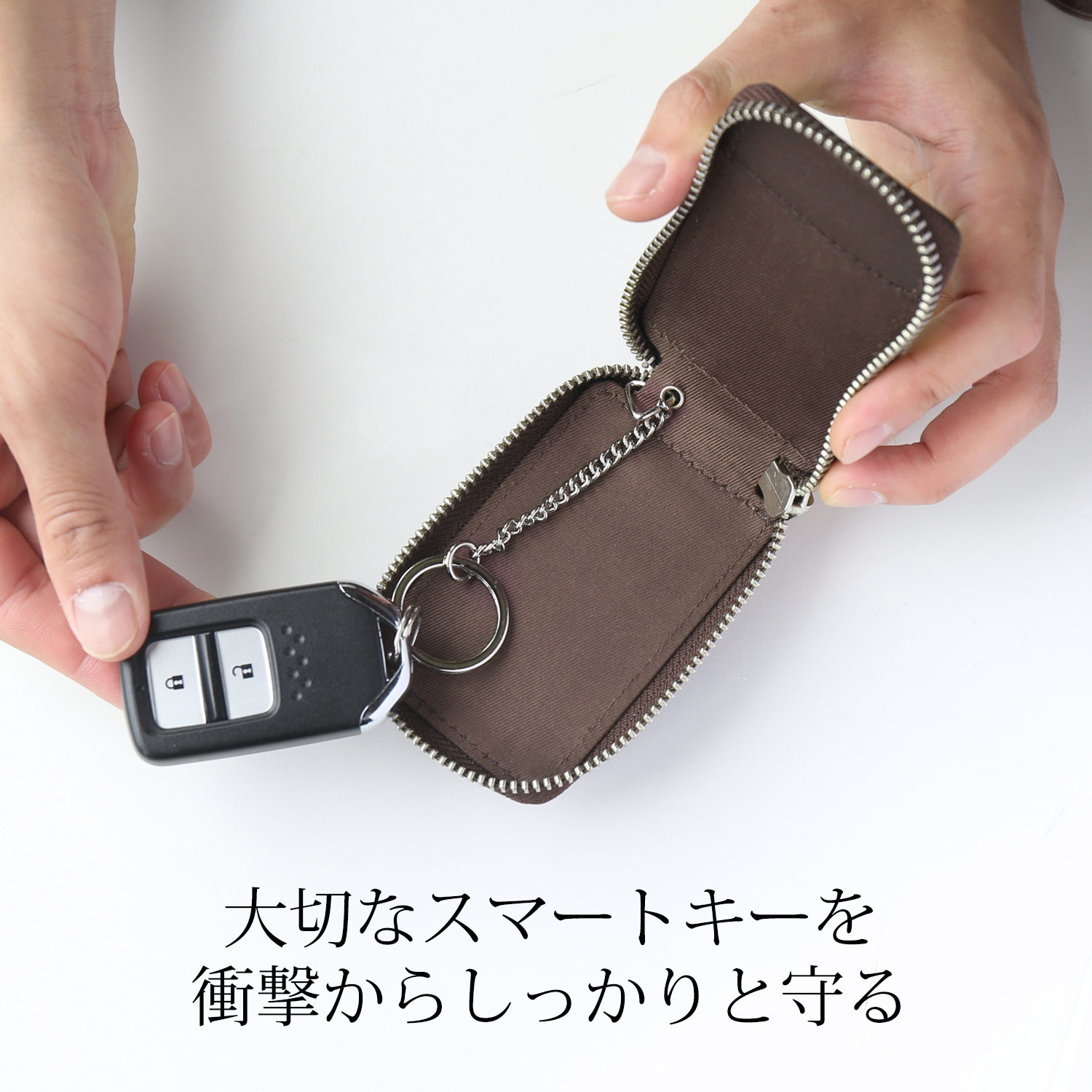 スマートキーケース レディース 本革 牛革 レザー ブランド mieno nova