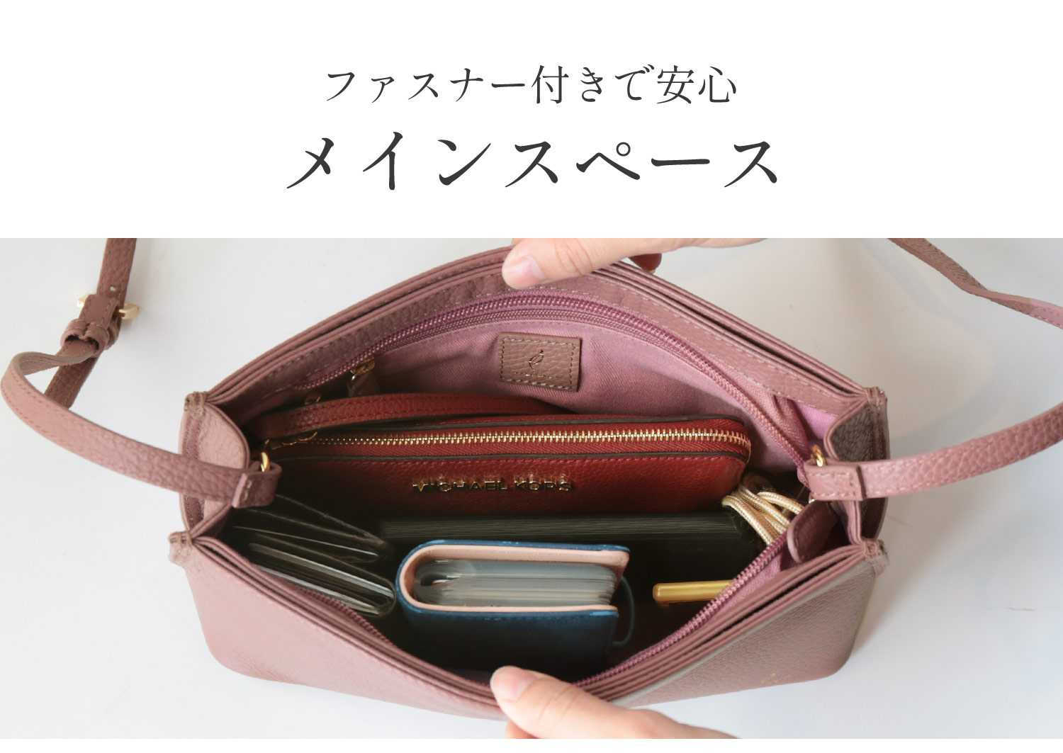 mieno（ミエノ） ショルダーバッグ レディース 斜めがけ mieno spira