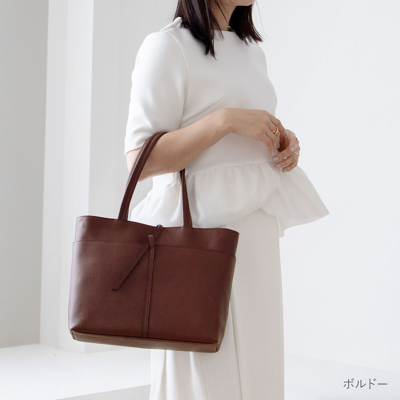 HALEINE（アレンヌ） トートバッグ レディース 牛革 通勤 通勤バッグ