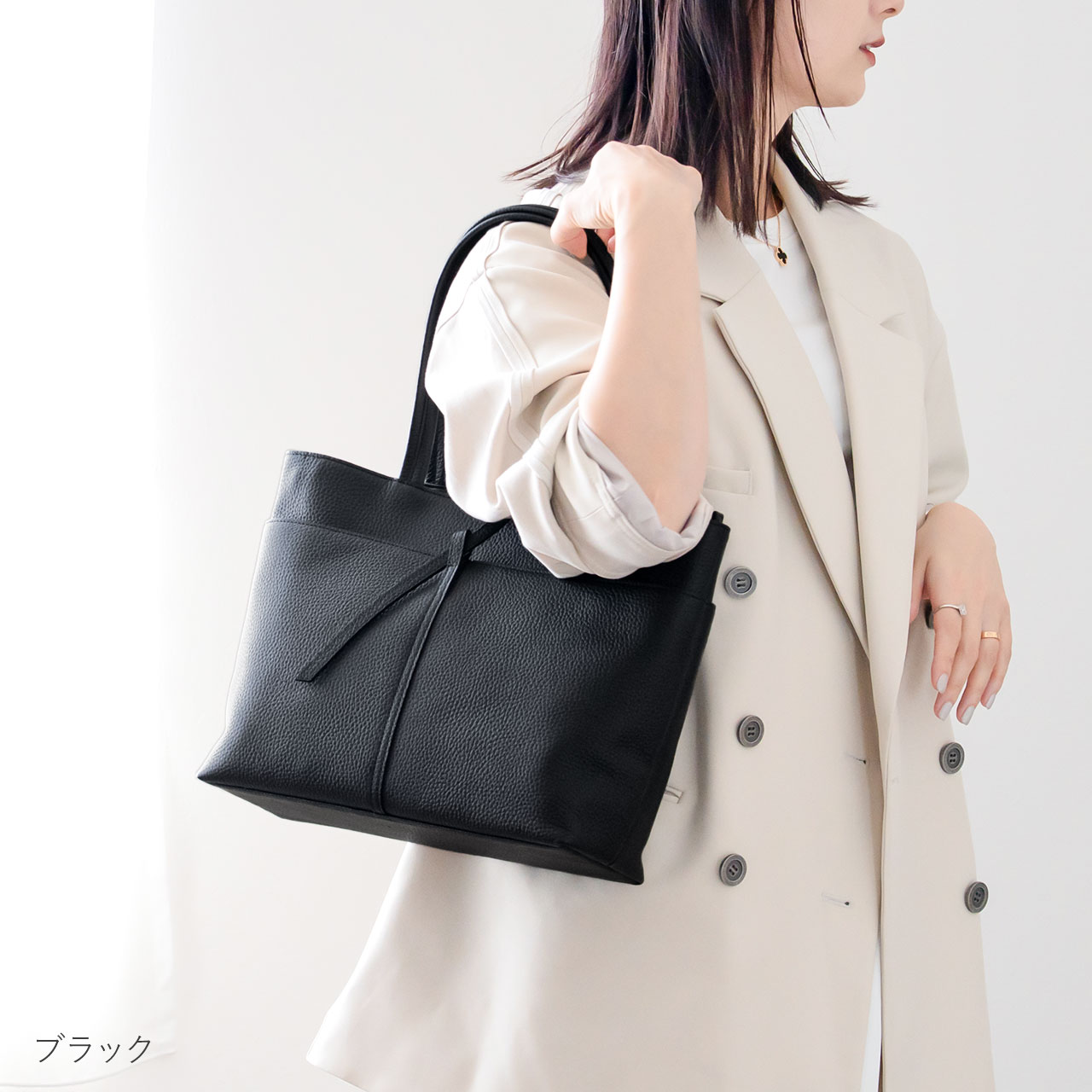 HALEINE（アレンヌ） トートバッグ レディース 牛革 通勤 通勤バッグ