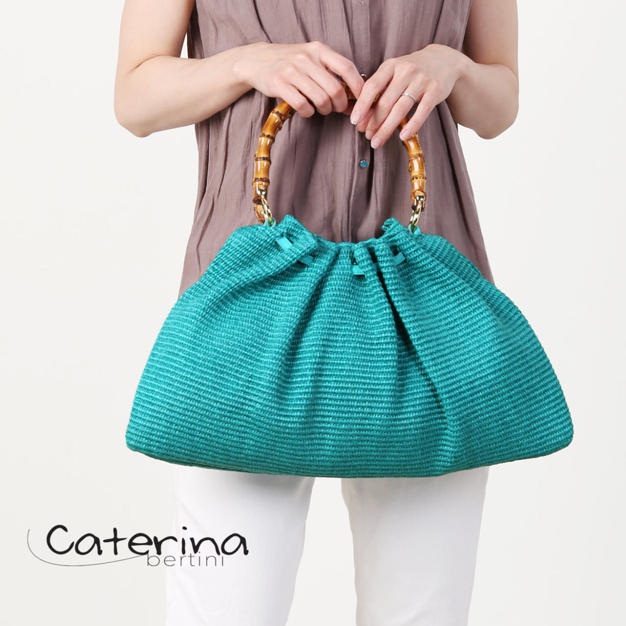 Caterina Bertini かごバッグ イタリア ブランド バッグ Caterina Bertini かごバッグ イタリア ブランド バッグ