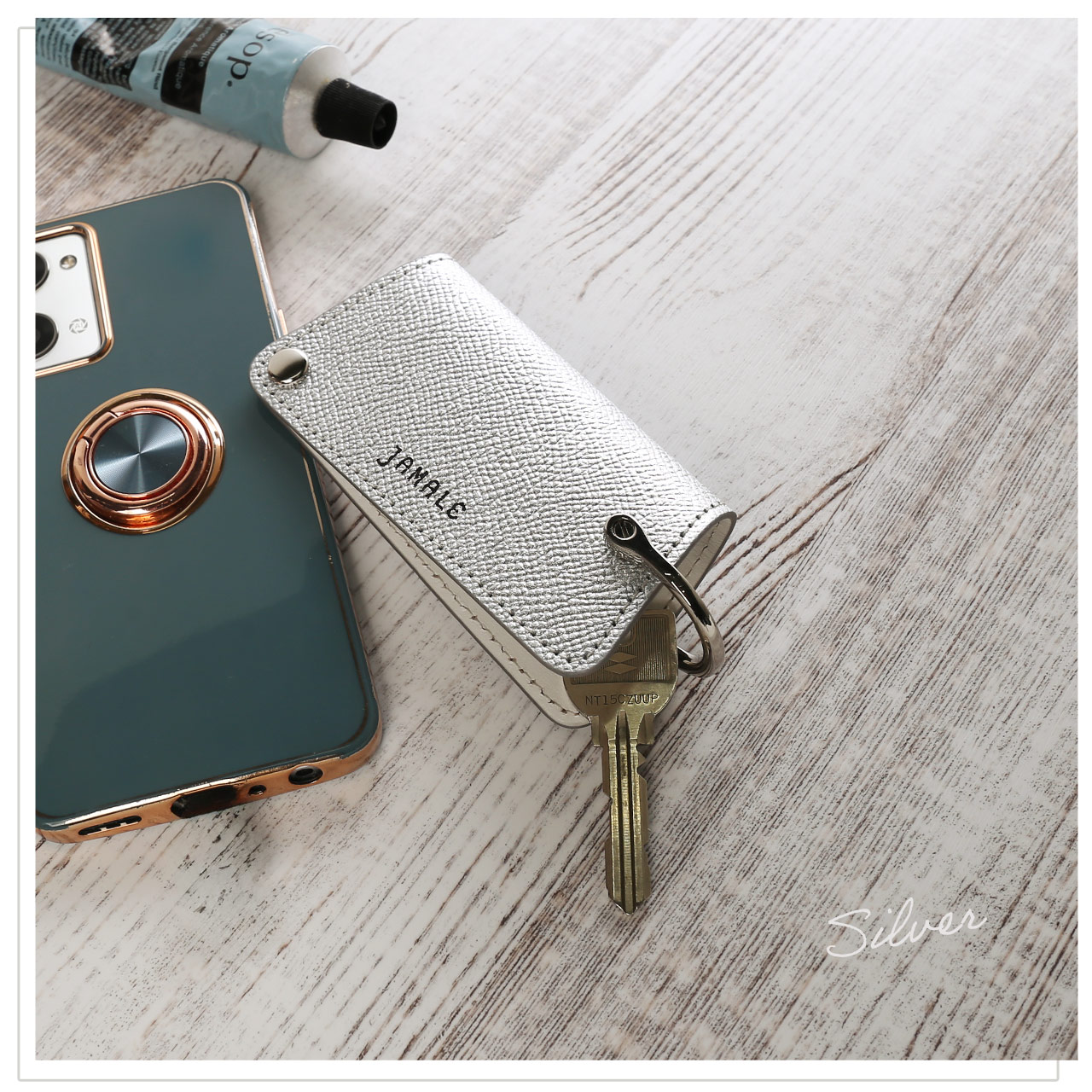 jamale 本革 キーケース