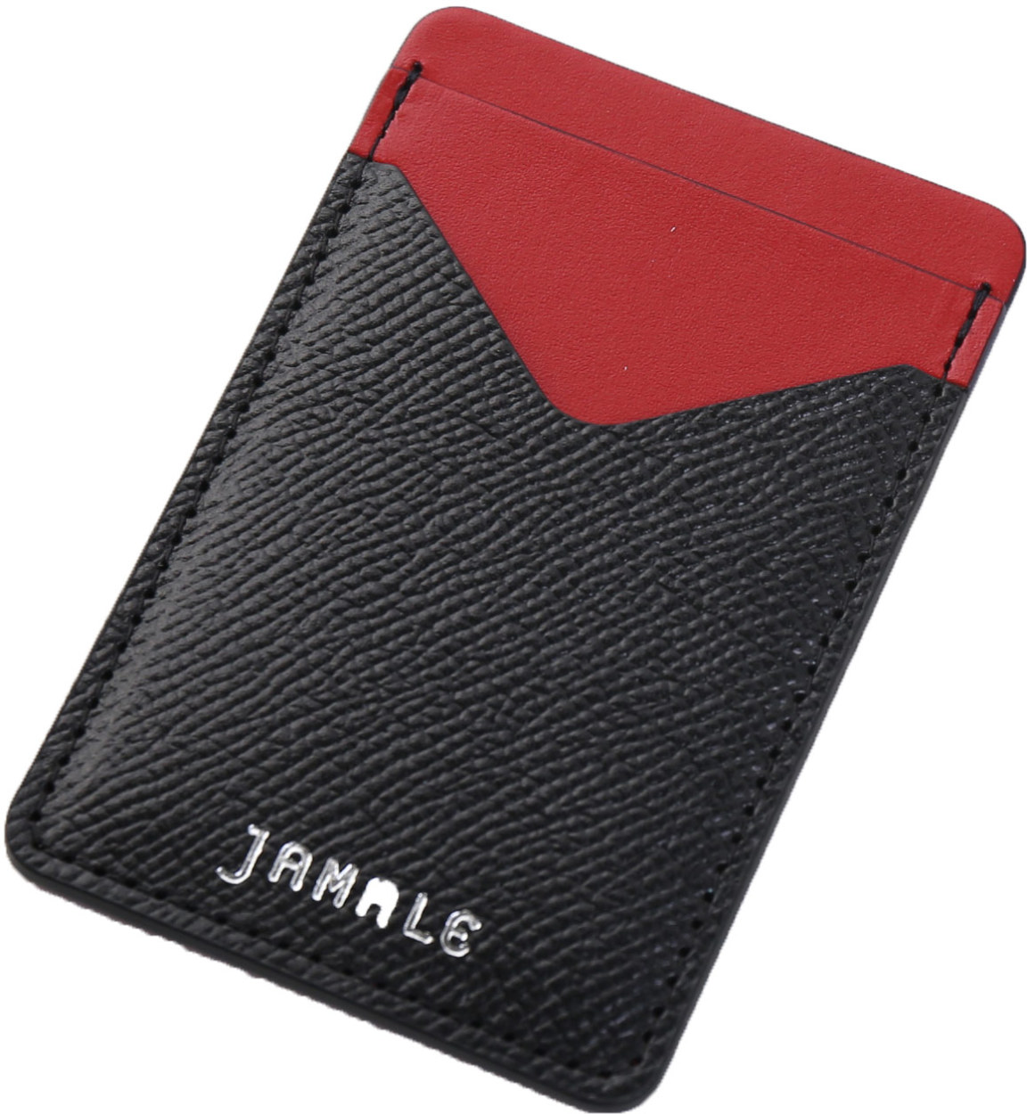 Jamale本革スマホ背面カードケース Jamale スマホ 背面ポケットカードケース【ネコポスで送料無料】 4FA