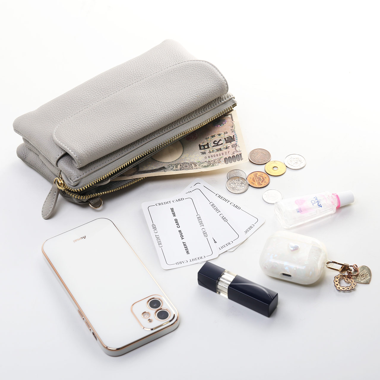 HALEINE（アレンヌ） ミニショルダー 2WAY ポシェット ミニバッグ ミニ