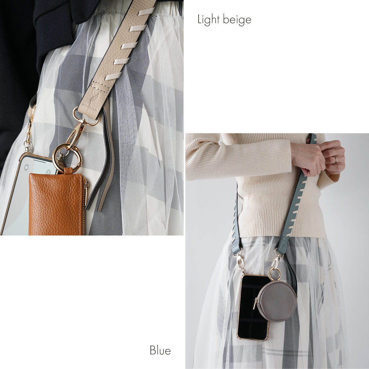 スマホ ショルダーストラップ 太め 幅広 本革