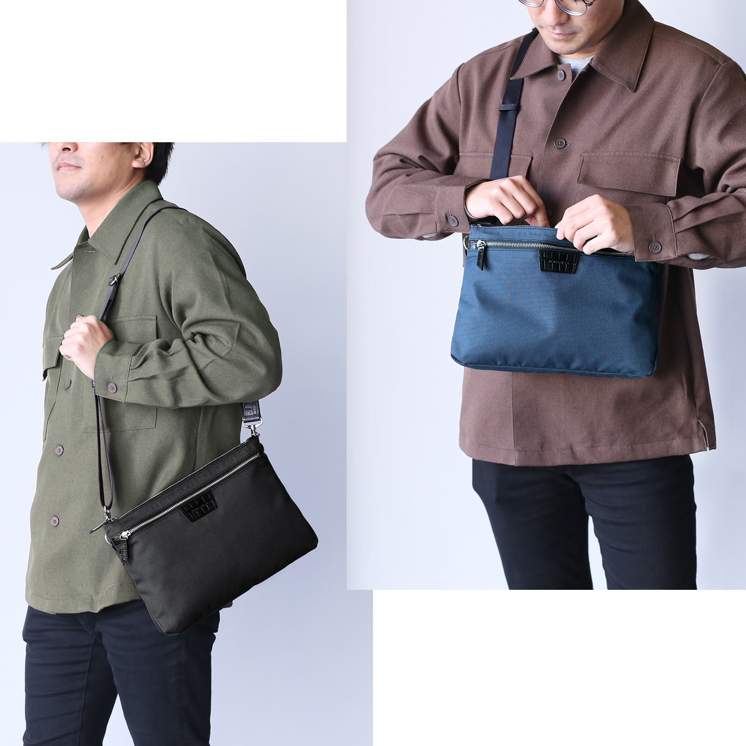 【未使用 】LONA ロナ ショルダーバッグ レザー 革 サコッシュ LONA】サコッシュsmall オプション有り｜ロナ バッグ ショルダー