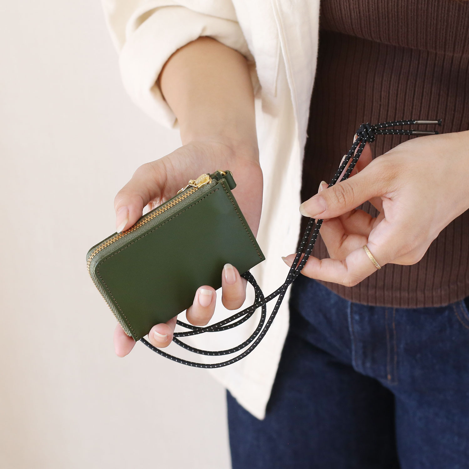 Jamale（ジャマレ） コンパクト財布 ミニ財布 レディース IDカード